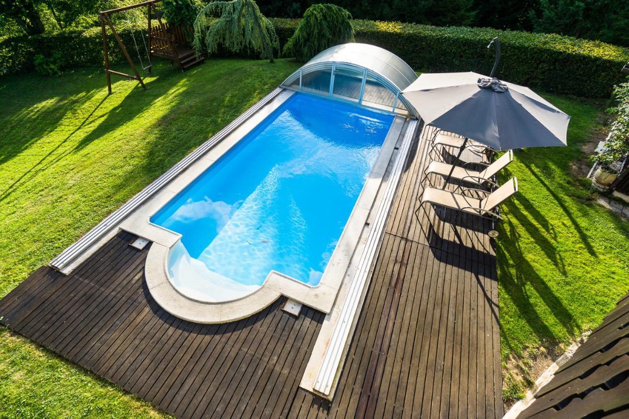 Holiday House In Nature With Pool, Pr Matazic Kamnik Ngoại thất bức ảnh